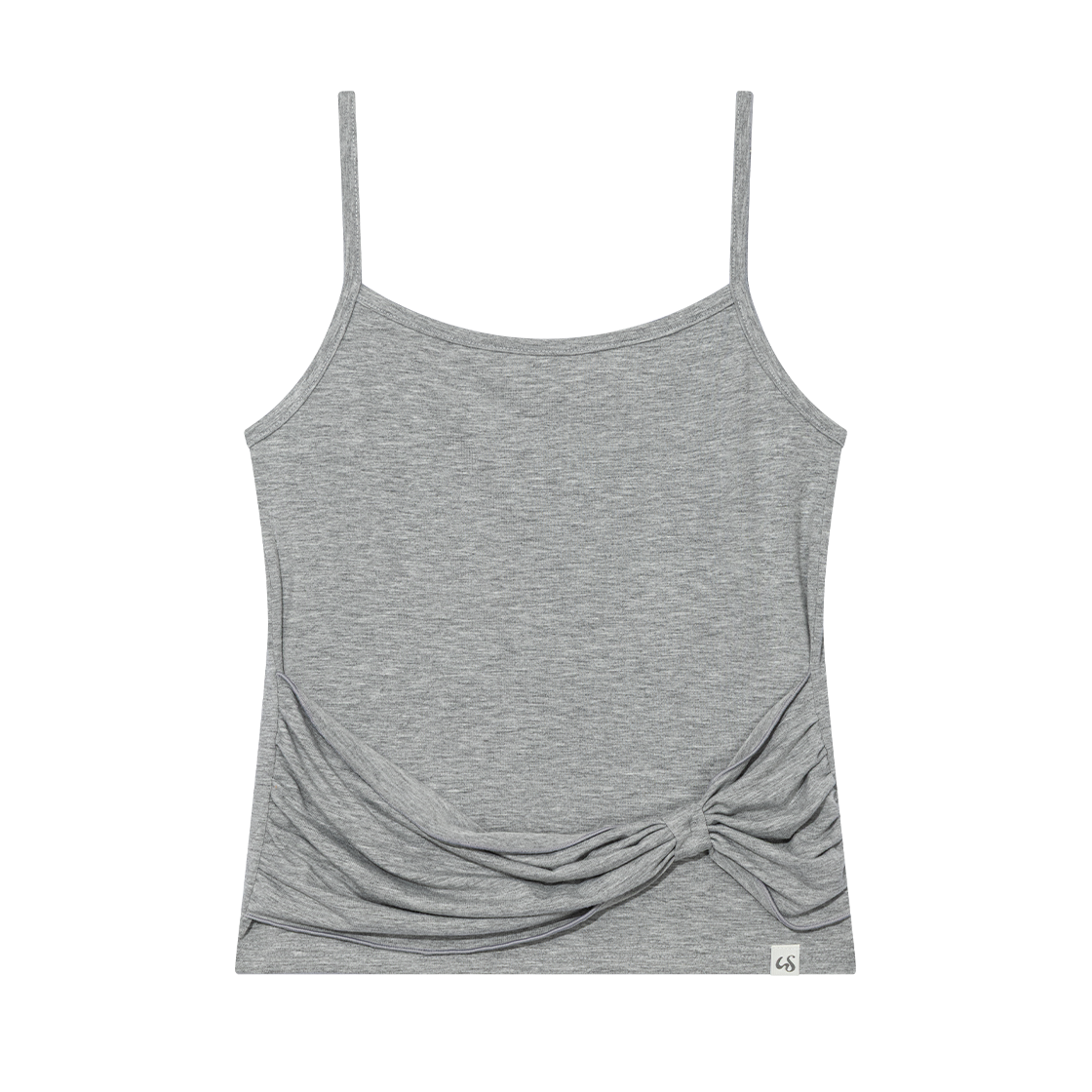 어글리쉐도우 리본 슬리브리스 그레이