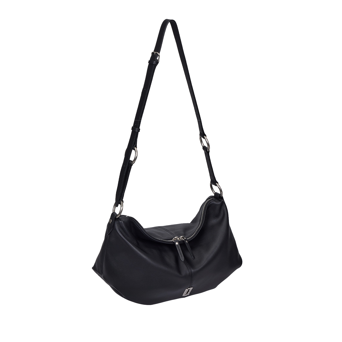 분크 하프문 아타쉬 크로스 스트랩 블랙(vunque Halfmoon Attache Cross Strap Black) - 3