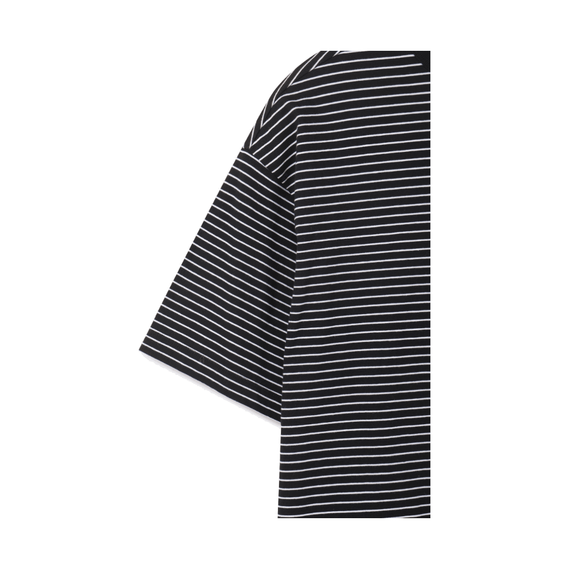 24/7 시리즈 USA 코튼 20수 스트라이프 티셔츠 블랙(24/7 series USA Cotton 20's Stripe Tee Black) - 4