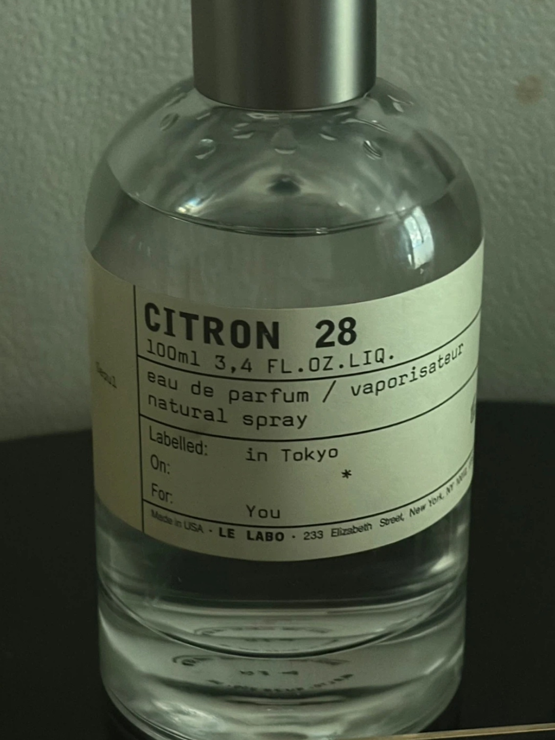 Le Labo Citron 28 Eau De Parfum 100ml 착용 스타일