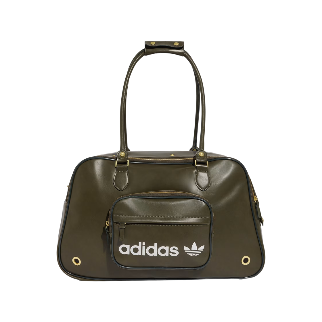 KY8727 Adidas Pet Leather Carrier Bag Shadow Olive