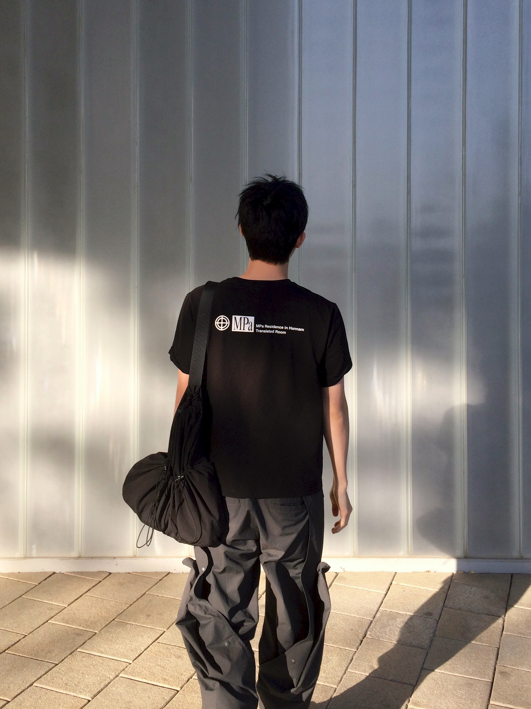 Sansan Gear Layer Pants Charcoal - 23FW 착용 스타일 - 2