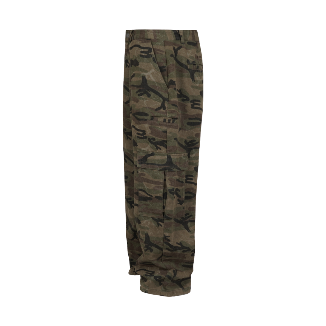코너블레스 와이드 카고 팬츠 카모(Cornerbless Wide Cargo Pants Camo) - 2