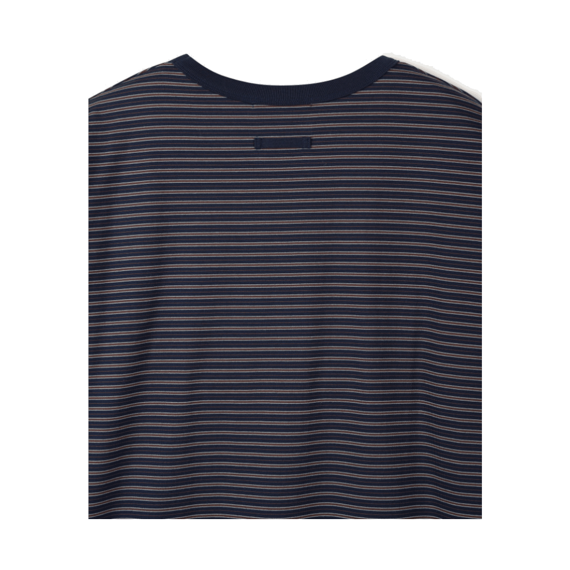 24/7 시리즈 USA 코튼 32수/2 멀티 스트라이프 티셔츠 네이비(24/7 series USA Cotton 32's/2 Multi Stripe Tee Navy) - 6