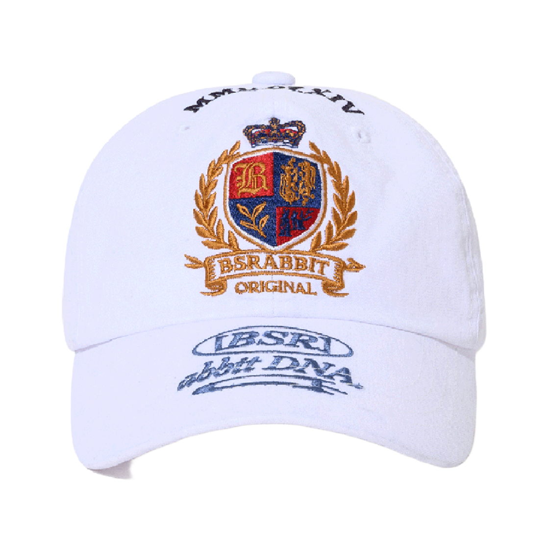 비에스래빗 레거시 크레스트 캡 화이트(Bsrabbit Bsr Legacy Crest Cap White)