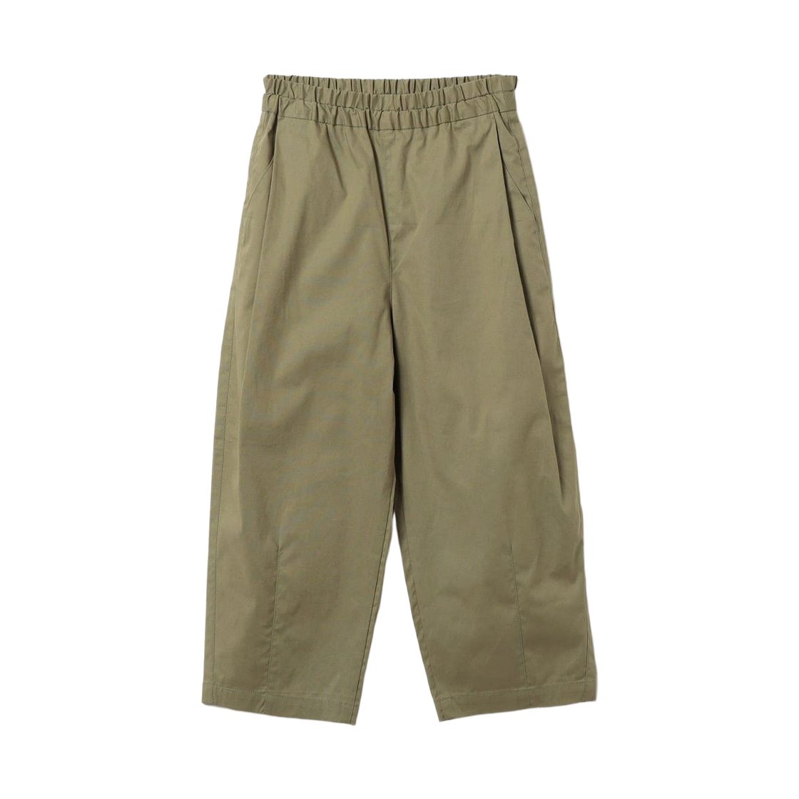 (키즈) 빔즈 미니 턱 벌룬 팬츠 올리브((Kids) Beams Mini Tuck Balloon Pants Olive) - 1