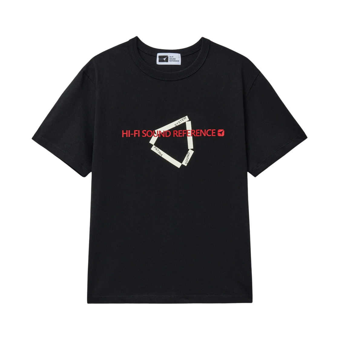 HFSR26SSUTS009BK Hifi Sound Reference Patina Sound System T-Shirts Black