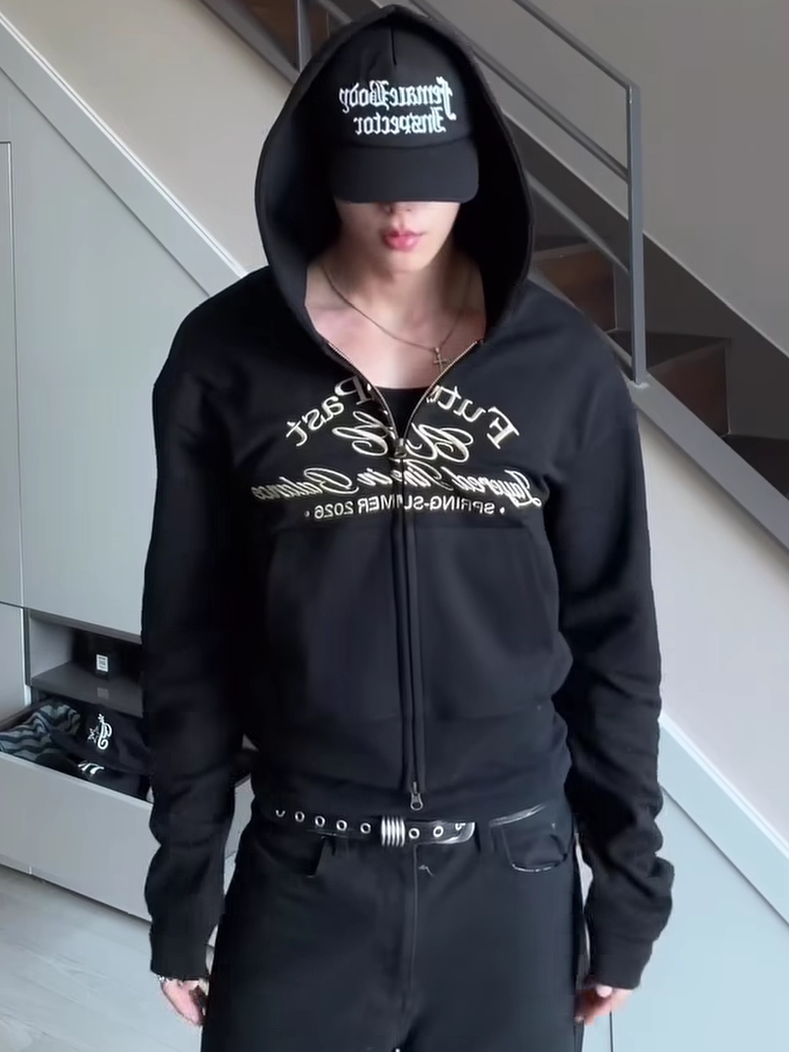 CSC Classic Hoodie Zip-Up, CSC Futurist Jacket Double-Mesh 착용 스타일 - 2