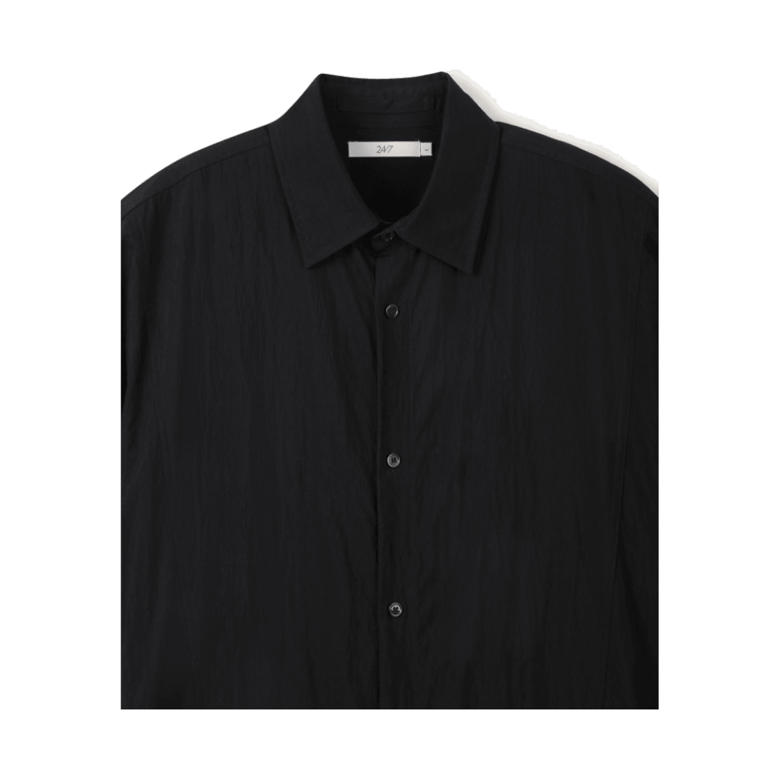 24/7 시리즈 베일 하프 셔츠 블랙(24/7 series Veil Half Shirts Black) - 3