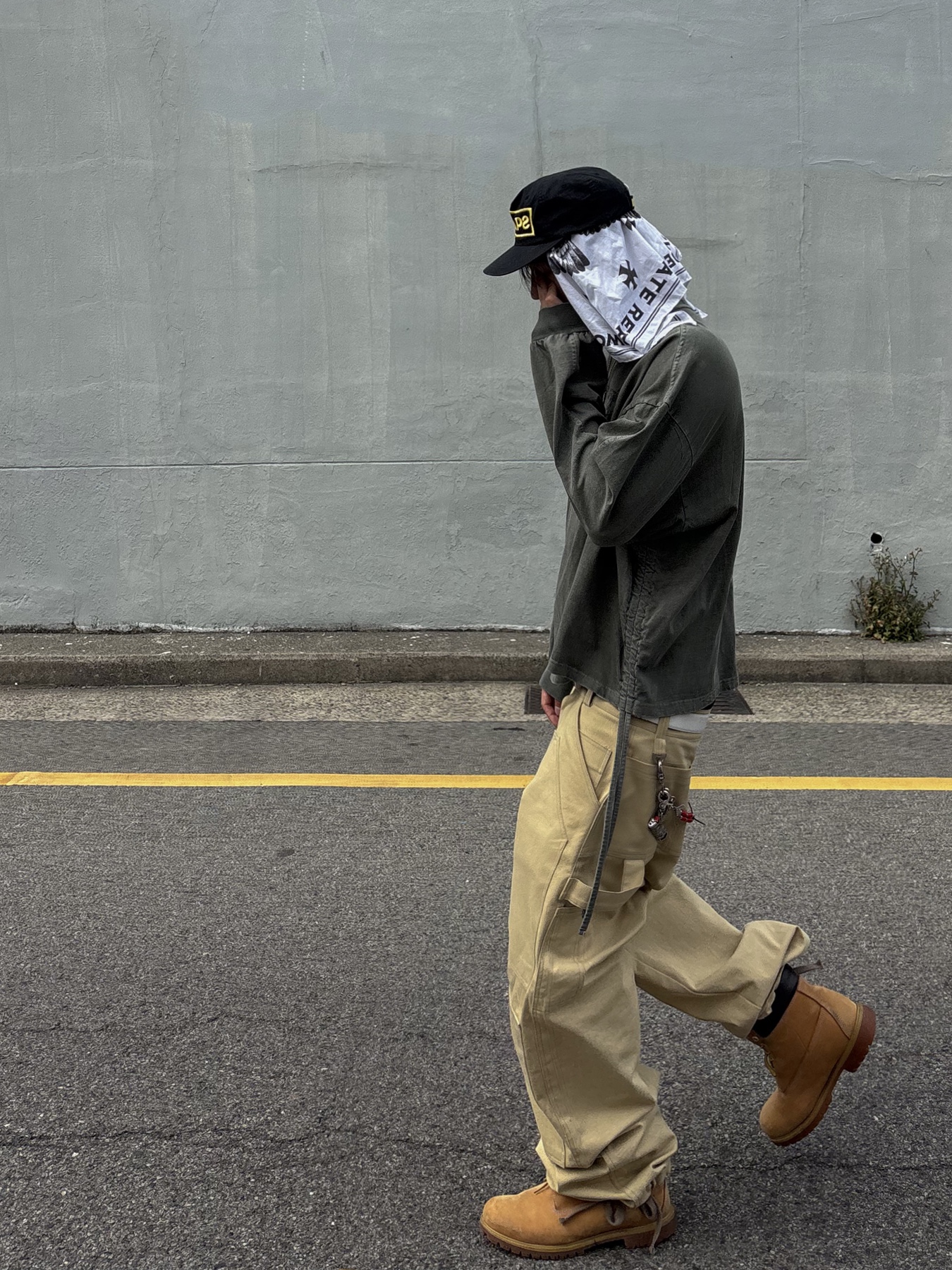 Wapworks Heavy Duty Service Work Pants beige, Timberland Premium 6 inch Waterproof Boot Wheat Nubuck - Wide 착용 스타일 - 5