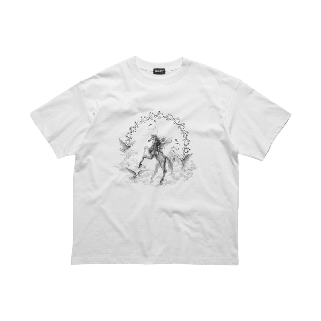 [트리플적립] 파코서플라이 원더랜드 티셔츠 화이트([트리플적립] PACOSPLY Wonderland T-Shirts White)