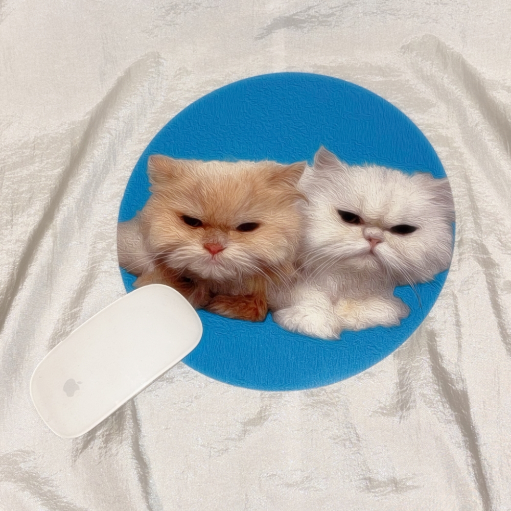 유라이크왓 써클캣 마우스패드(you like what Circle cat mouse pad) - 2