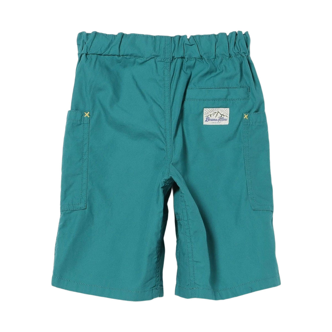 (키즈) 빔즈 미니 스마일 캠프 쇼츠 블루 그린((Kids) Beams Mini Smile Camp Shorts Blue Green) - 2