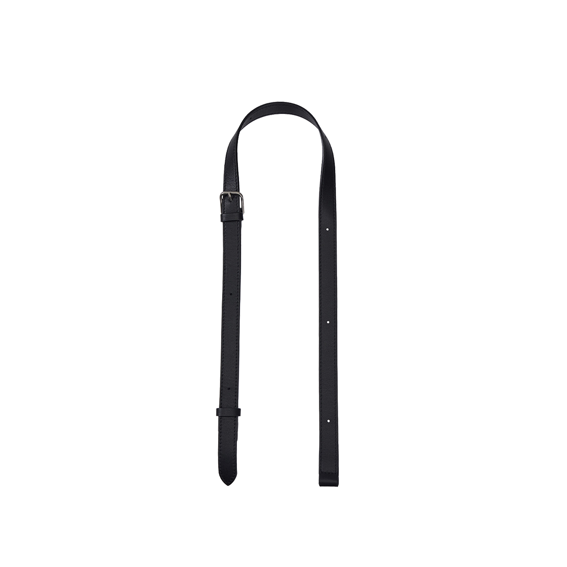 분크 하프문 아타쉬 크로스 스트랩 블랙(vunque Halfmoon Attache Cross Strap Black)