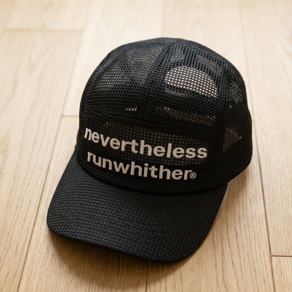 [KREAM 단독] runwhither Mesh Cap Black 착용 스타일