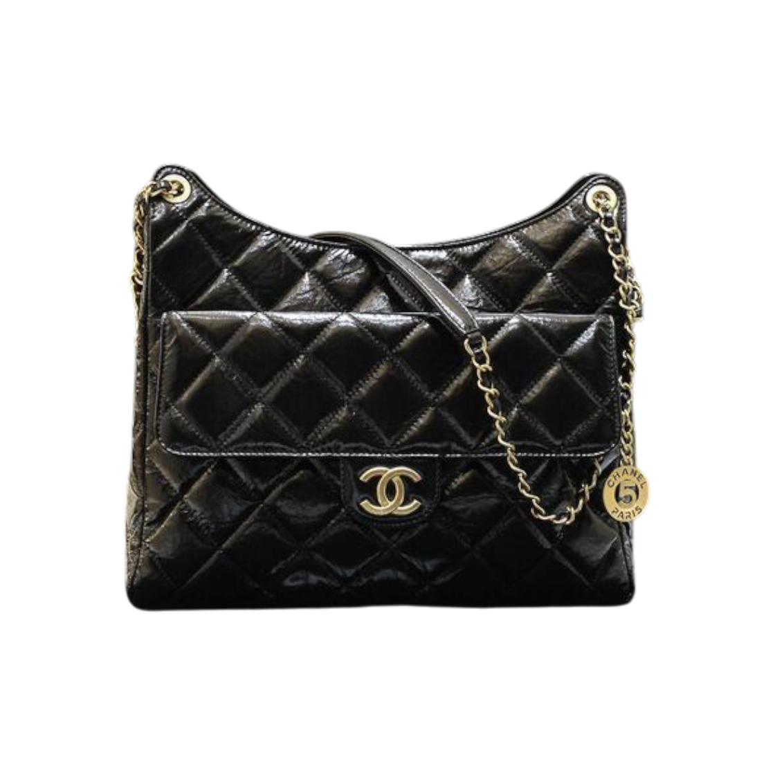 ITE36OBKPC7P Chanel 23C Chain Hobo Large Shoulder Bag