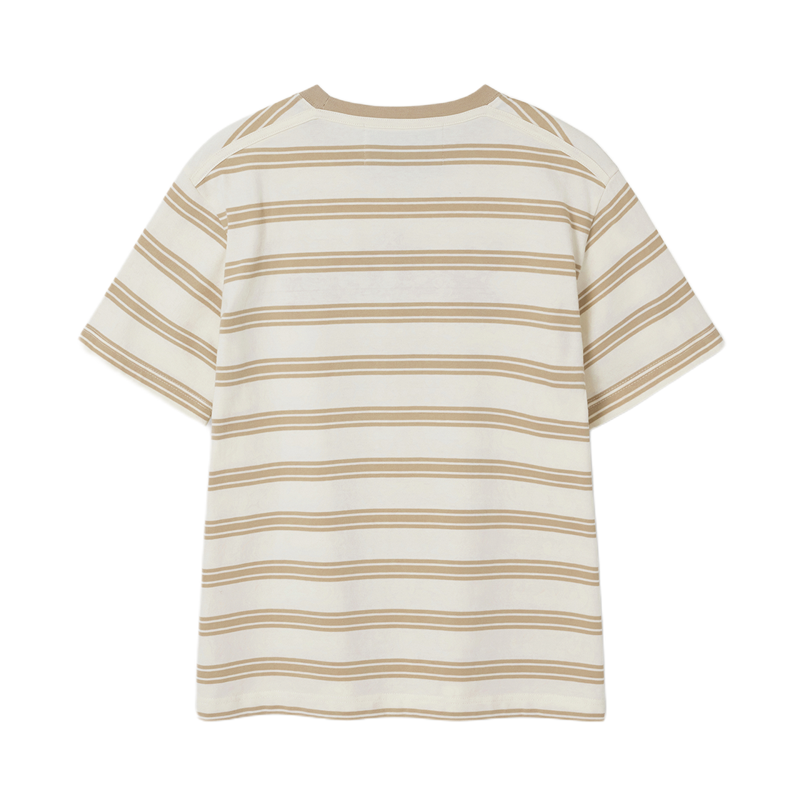 세터 x 몬치치 스트라이프 반팔 티셔츠 크림(SATUR x Monchhichi Stripe T-Shirt Cream) - 2