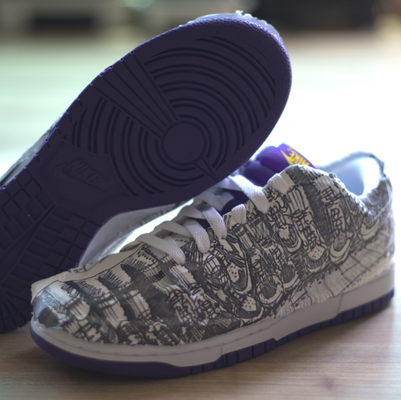 (W) Nike Dunk Low SE Flip 착용 스타일