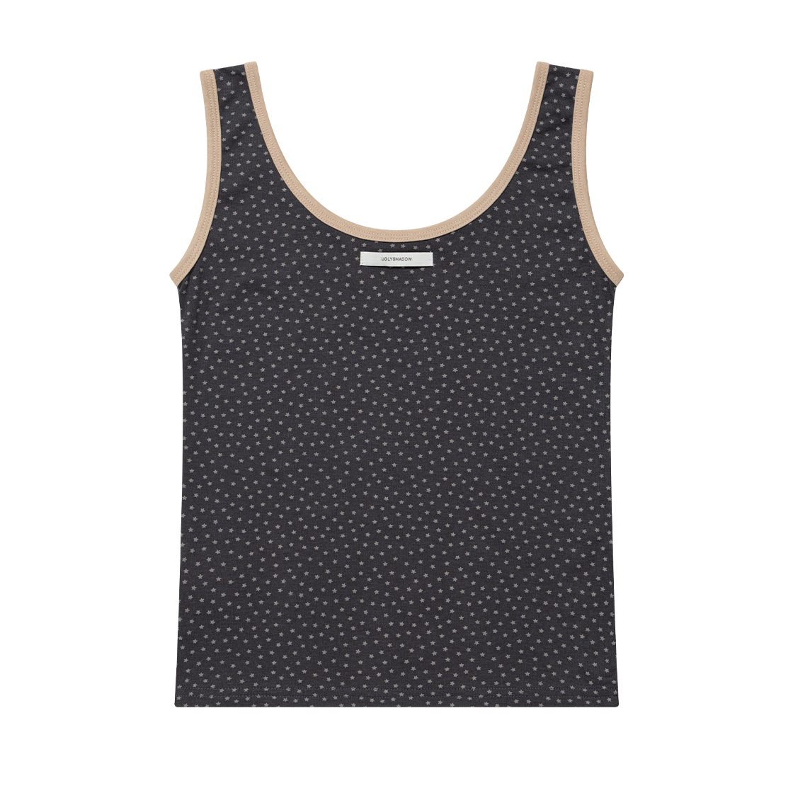 어글리쉐도우 스타 콘트라스트 슬리브리스 차콜(UGLYSHADOW Star Contrast Sleeveless Charcoal) - 2