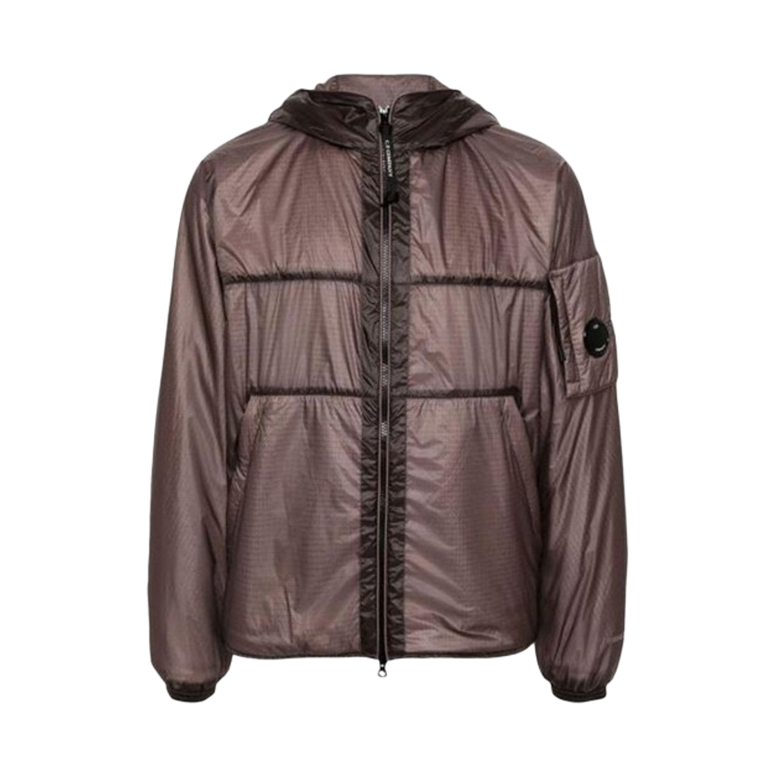 17CMOW038A006099U735 C.P. Company Nada Shell Hooded Jacket Purple Dove - 24FW