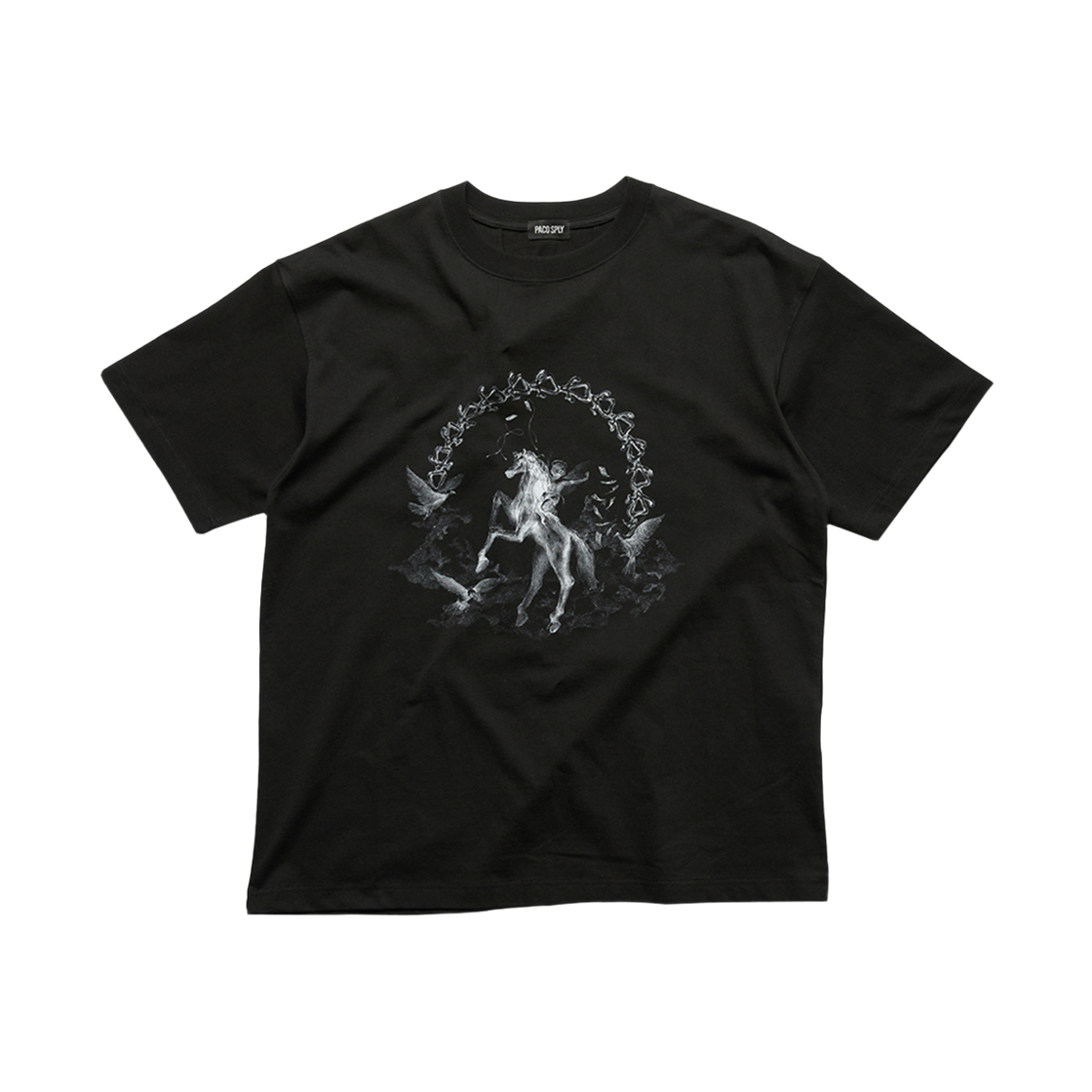 [트리플적립] 파코서플라이 원더랜드 티셔츠 블랙([트리플적립] PACOSPLY Wonderland T-Shirts Black)