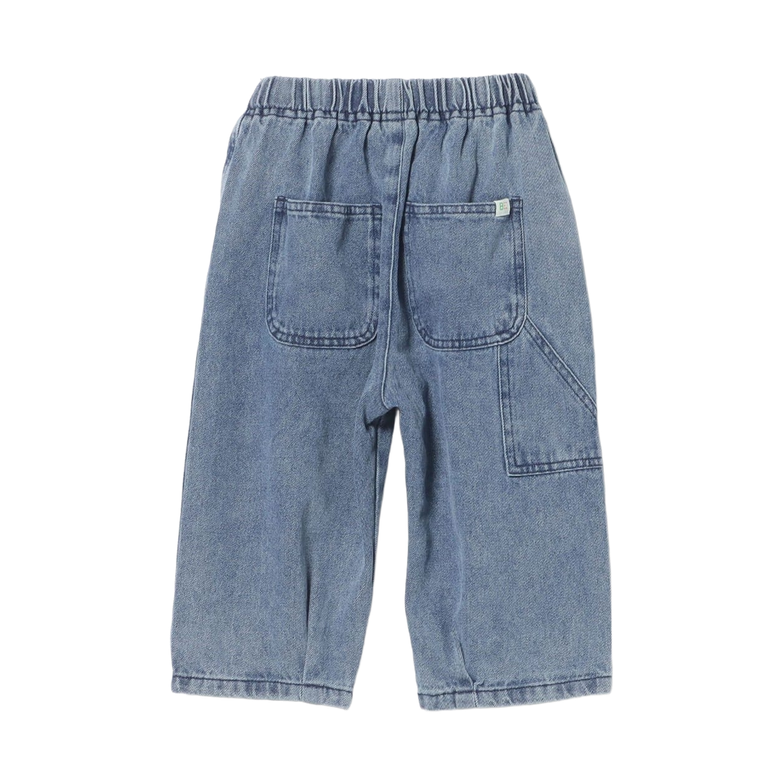 (키즈) 빔즈 미니 크롭 데님 팬츠 블루((Kids) Beams Mini Cropped Denim Pants Blue) - 2
