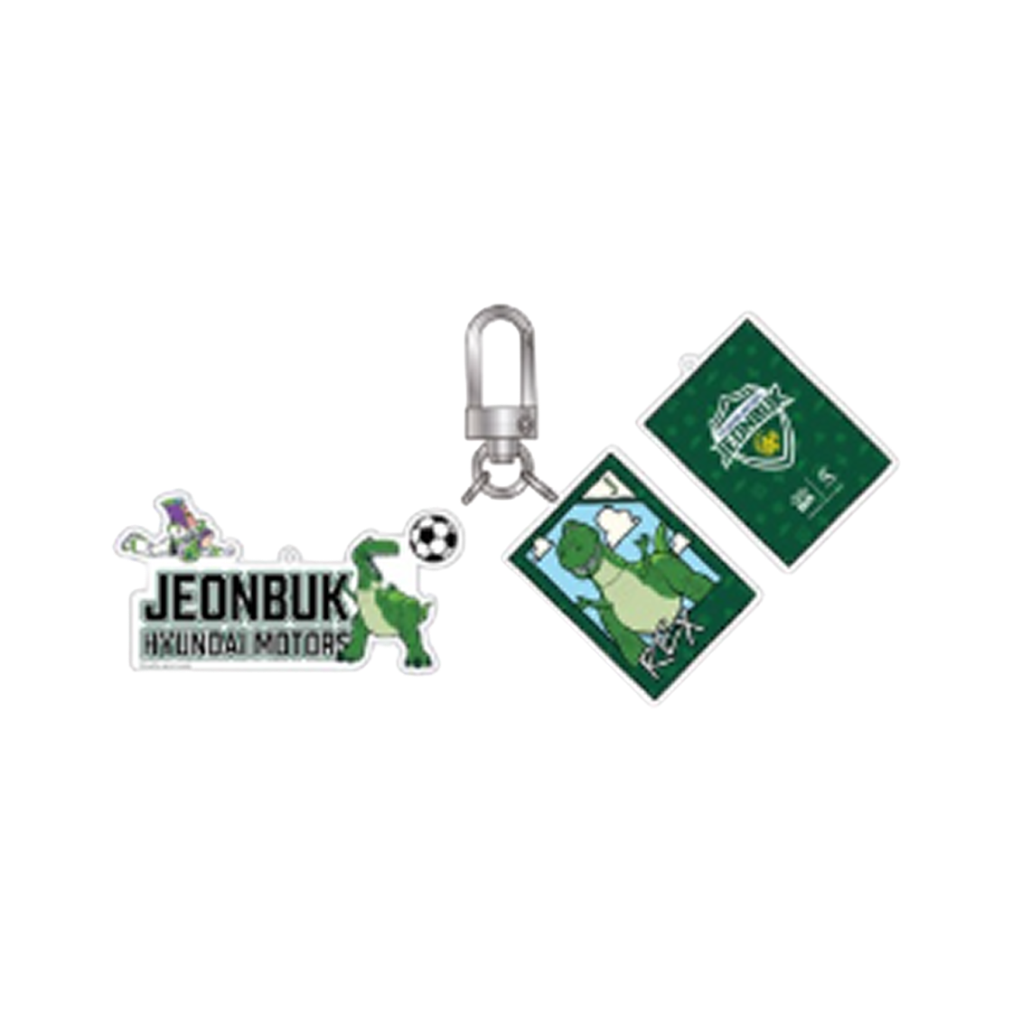 K 리그 x 토이 스토리 아크릴 키링 전북 현대 모터스 그린(K League x Toy Story Acrylic Keyring Jeonbuk Hyundai Motors Green)