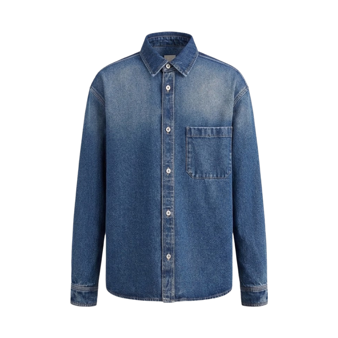 디올 코튼 트윌 오버셔츠 블루(Dior Cotton Twill Overshirt Blue) - 1