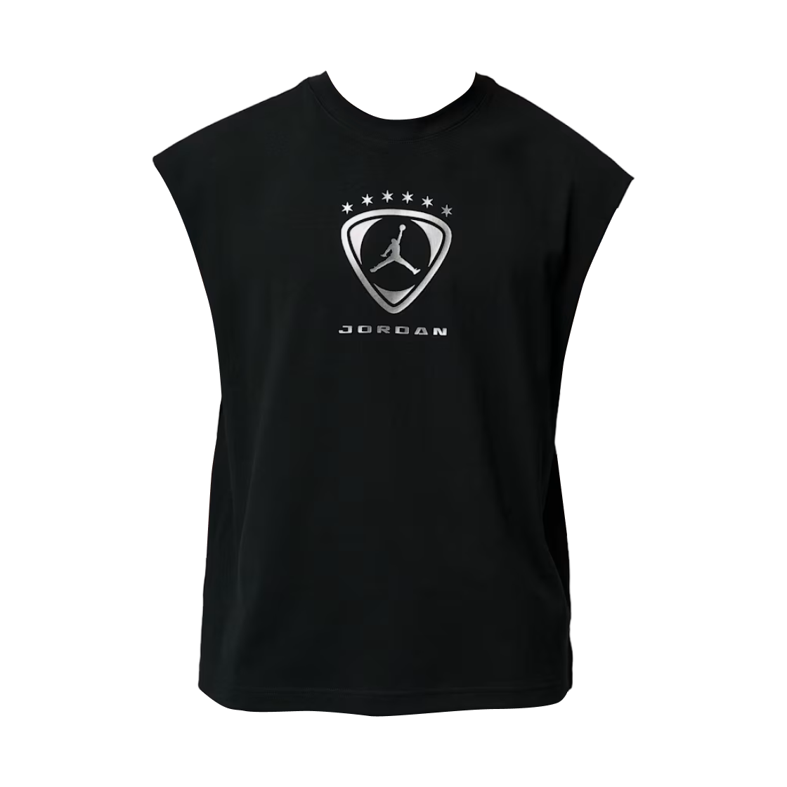 IR1883-010 Jordan Brooklyn Sleeveless Top Black Metallic Silver (IR1883-010)