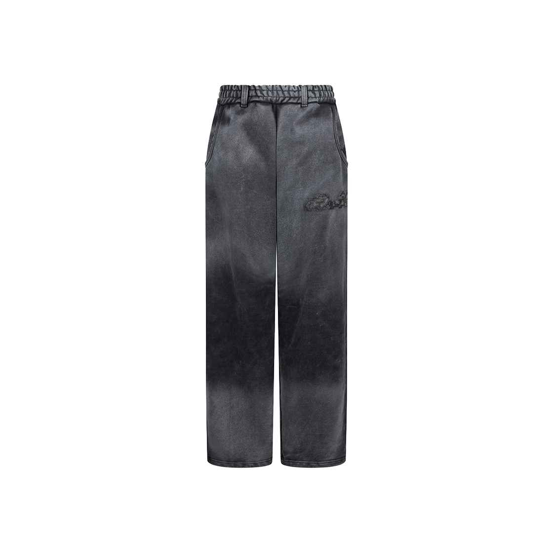 EDX01PT03BK EDLIX Space Gradient Fade Sweatpants Black