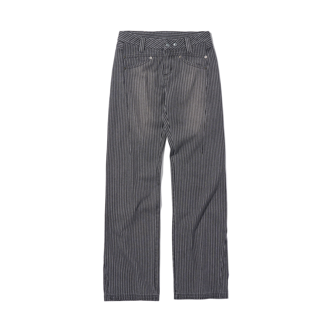 (W) 미스치프 코어 스트레이트 진 스트라이프((W) Mischief Core Straight Jean Stripe) - 1