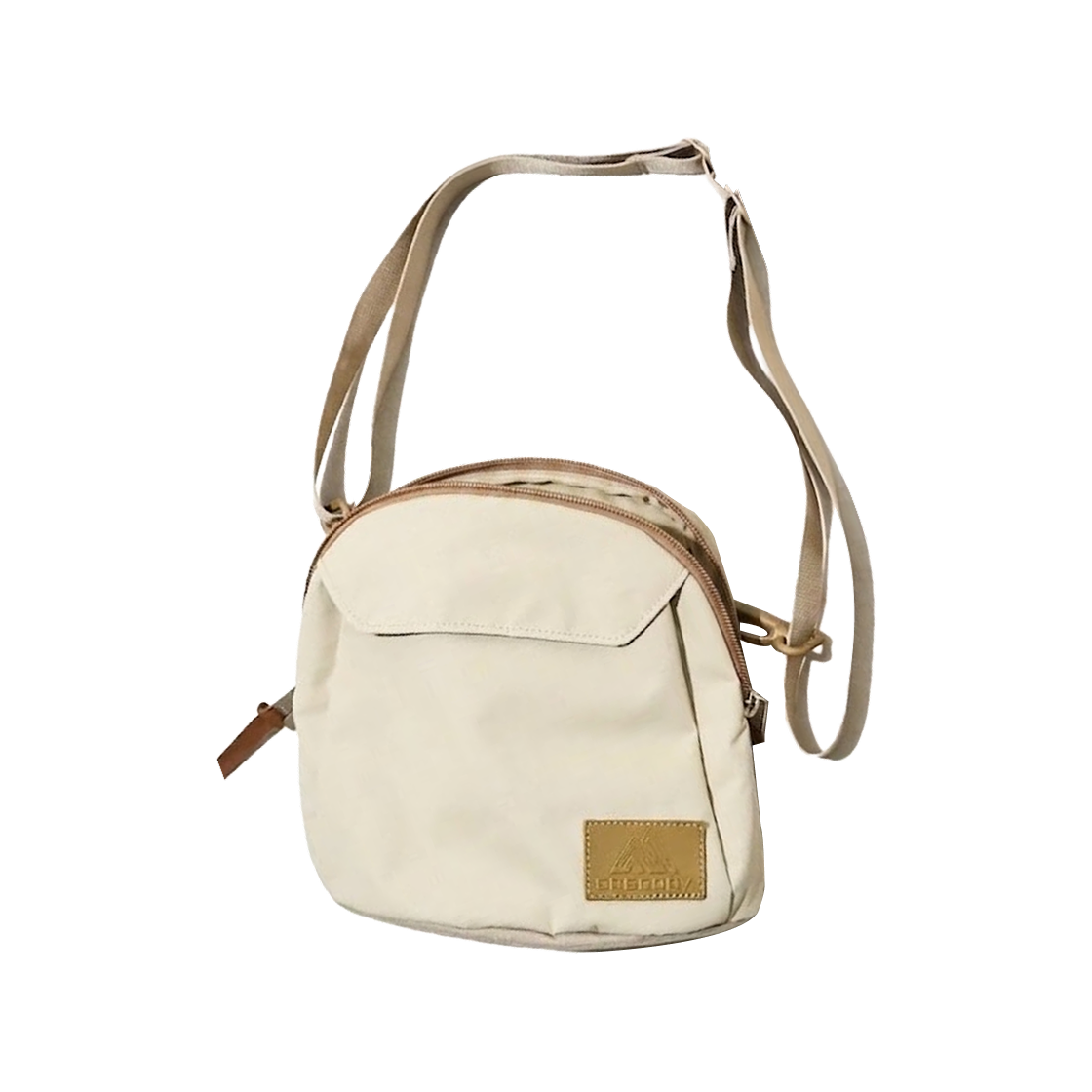 - Gregory x Freak's Store Toasty Leather Patch Shoulder Bag Beige
