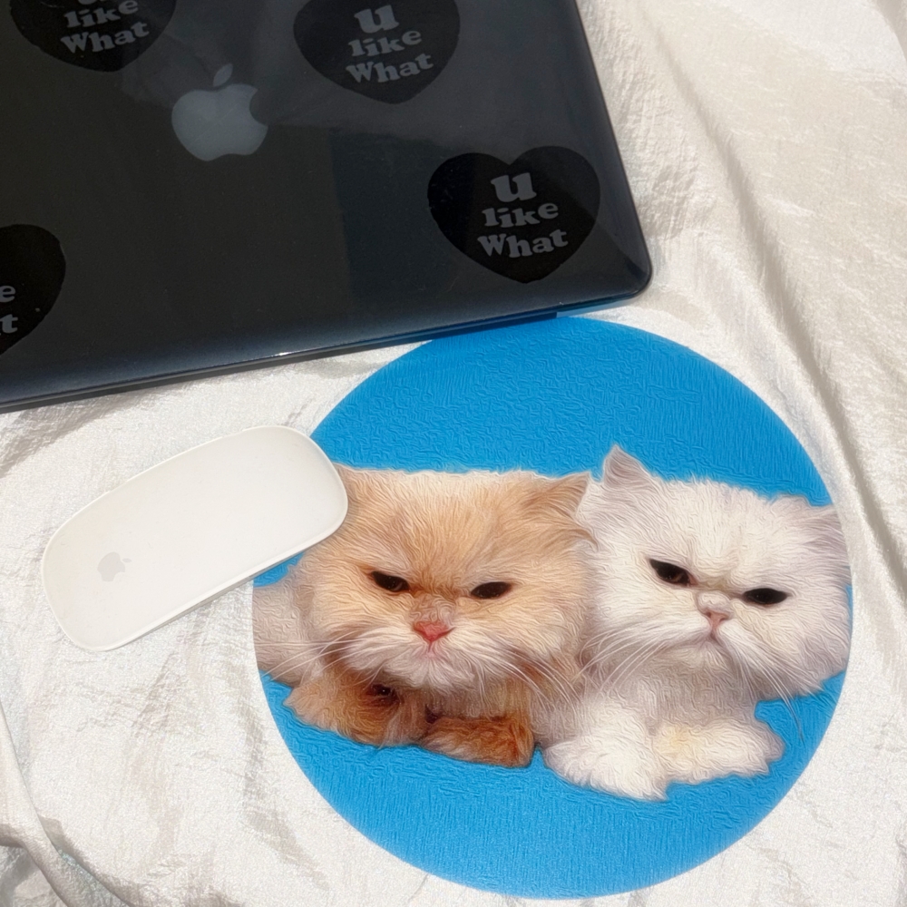 유라이크왓 써클캣 마우스패드(you like what Circle cat mouse pad) - 3