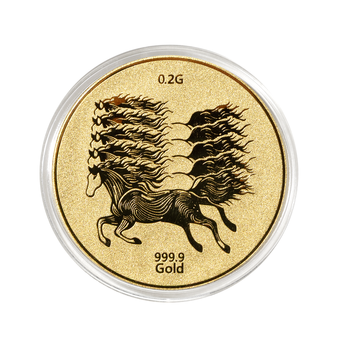 국제표준금거래소 말 코인 골드바 0.2g(International Standard Gold -Horse Coin Gold Bar 0.2g) - 2