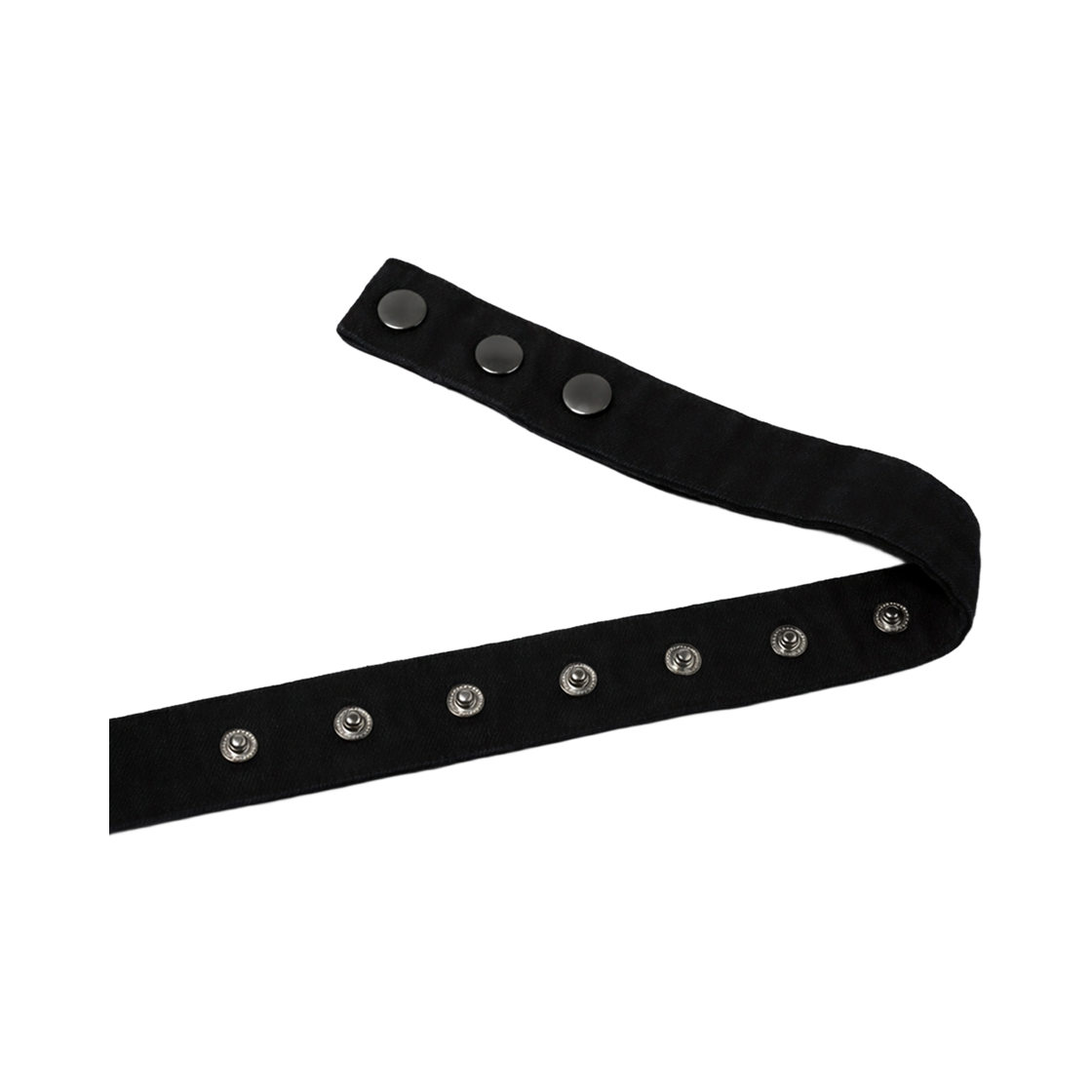 비에스래빗 로우 엣지 스냅 벨트 블랙(Bsrabbit Raw Edge Snap Belt Black) - 4