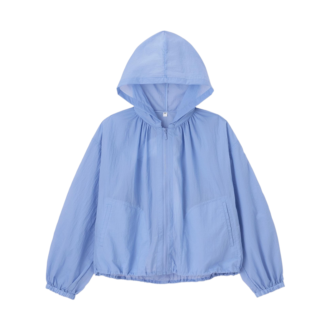 359593-64 (W) GU UV Cut Sheer Parka Blue