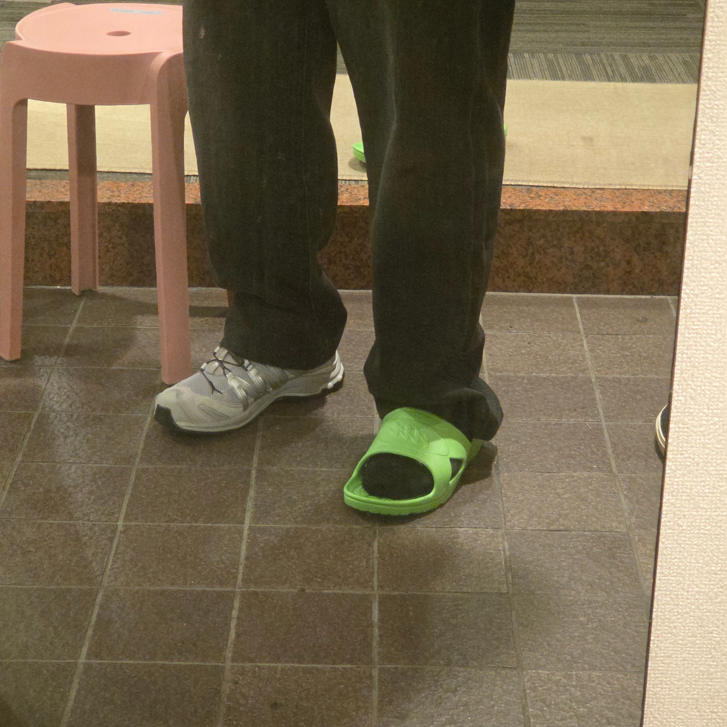 Salomon XA Pro 3D Alloy Silver 착용 스타일 - 1