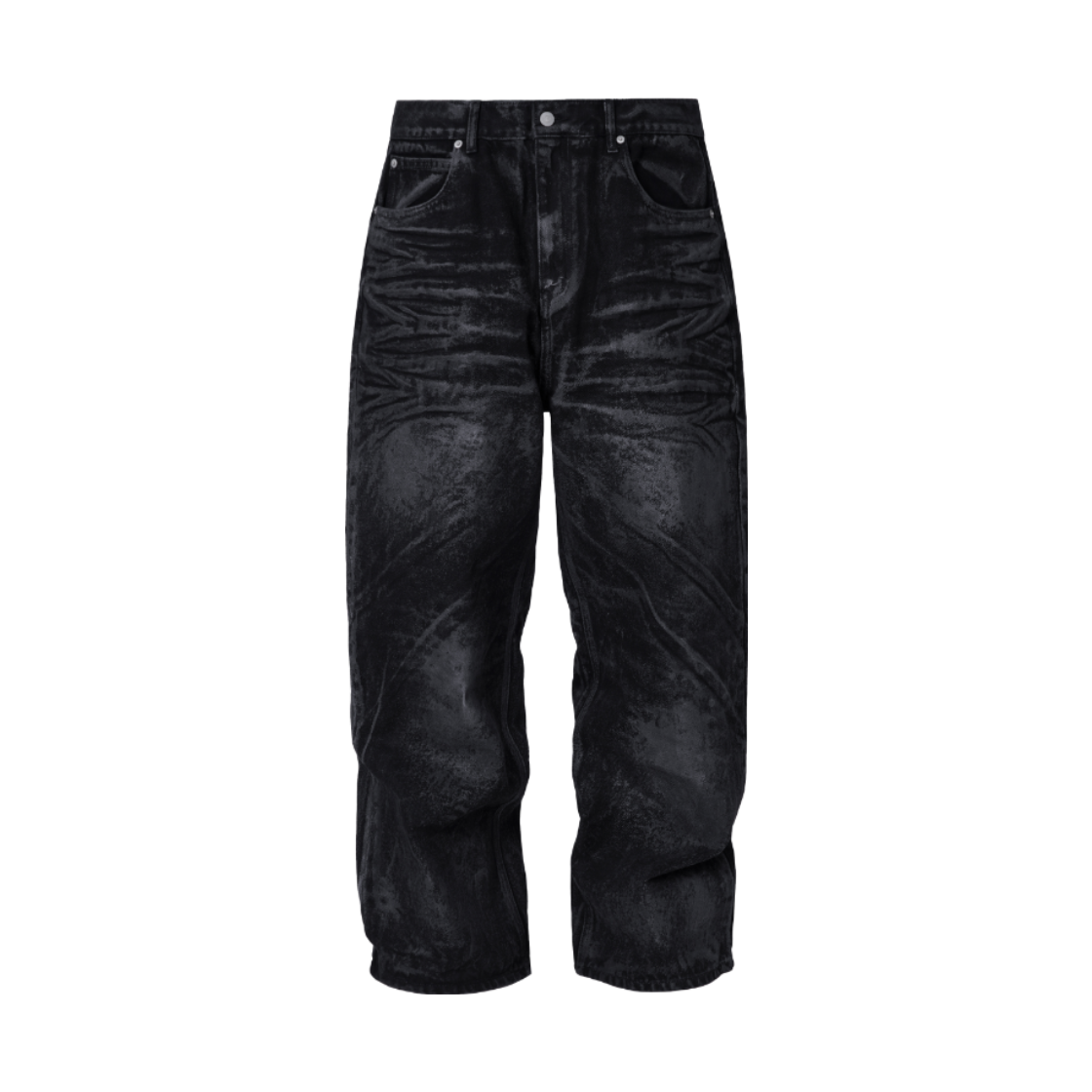 코너블레스 코티드 데님 팬츠 블랙(Cornerbless Coated Denim Pants Black)