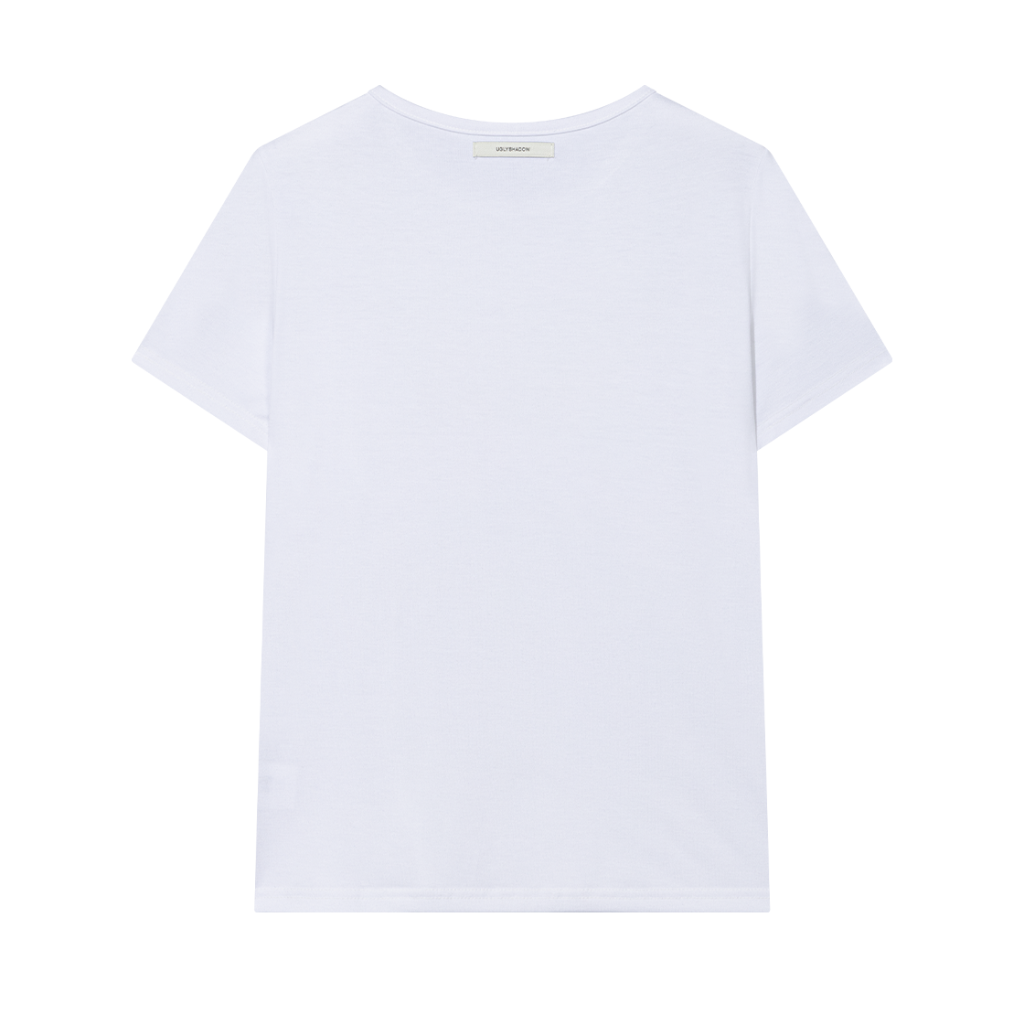 어글리쉐도우 리본 티셔츠 화이트(UGLYSHADOW Ribbon T-Shirt White) - 2