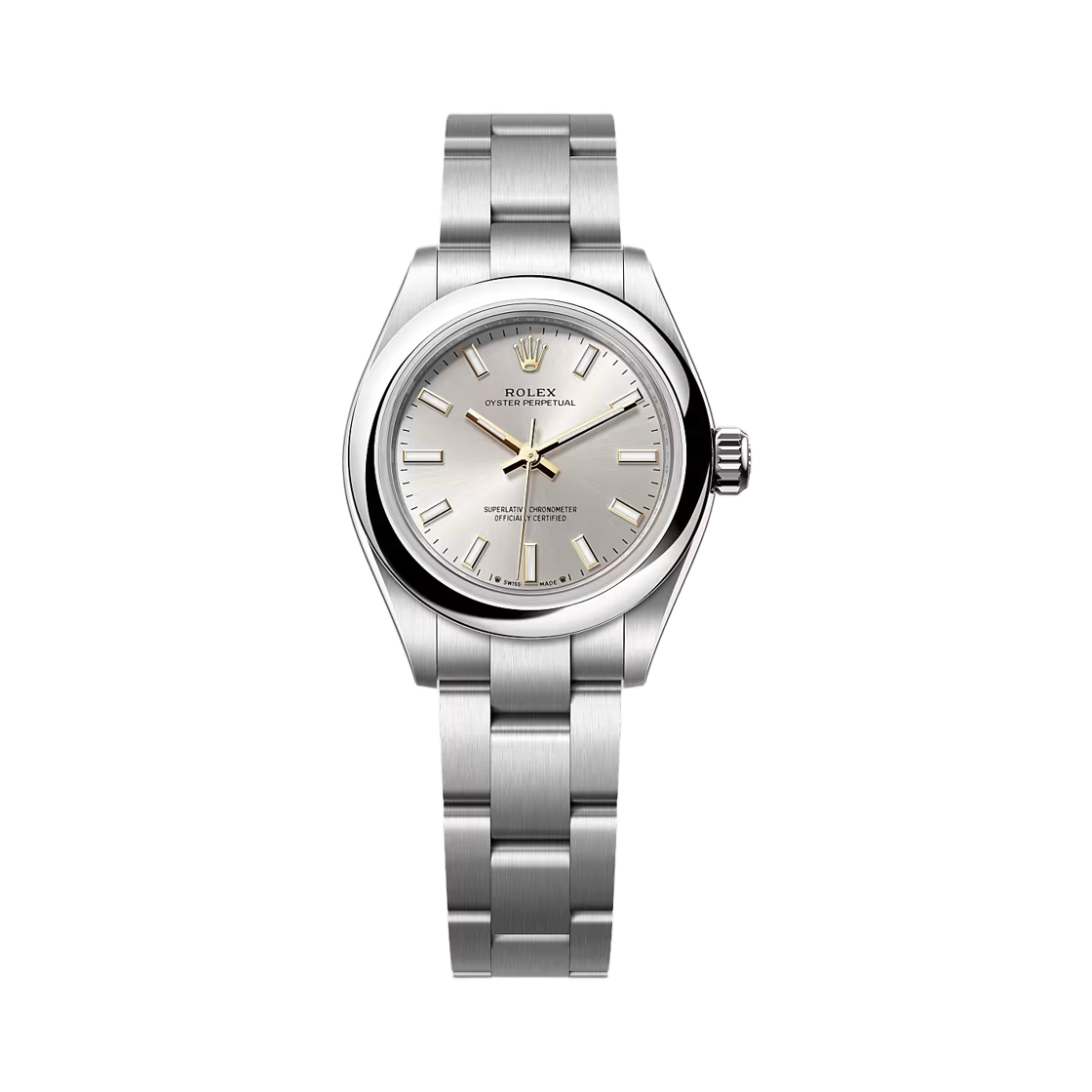 롤렉스 오이스터 퍼페츄얼 28mm 276200 실버 다이아 셋팅 오이스터(Rolex Oyster Perpetual 28mm 276200 Silver Diamond Set Oyster) - 1
