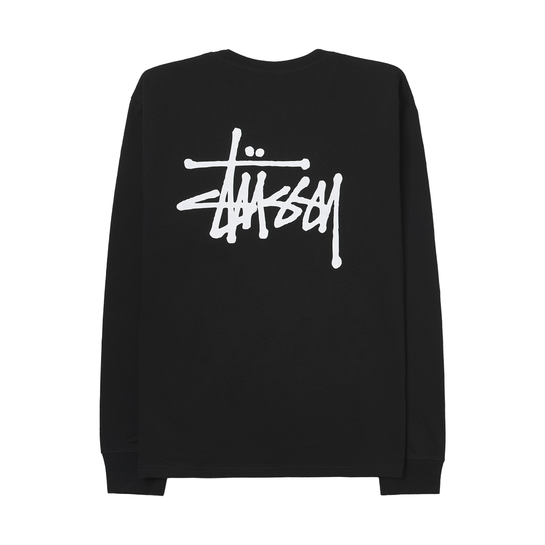 스투시 베이직 스투시 롱슬리브 티셔츠 블랙 2022(Stussy Basic Stussy LS T-Shirt Black 2022)
