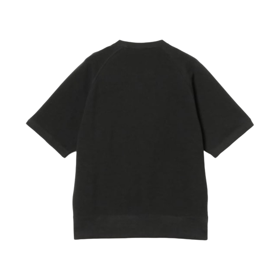 빔즈 플러스 x 루프휠러 엑스트라 라이트 숏슬리브 스웨트 블랙(Beams Plus x Loopwheeler Extra Light Short Sleeve Sweat Black) - 2