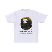 BAPE x Comme des Garcons Osaka Big Ape Head T-Shirt White
