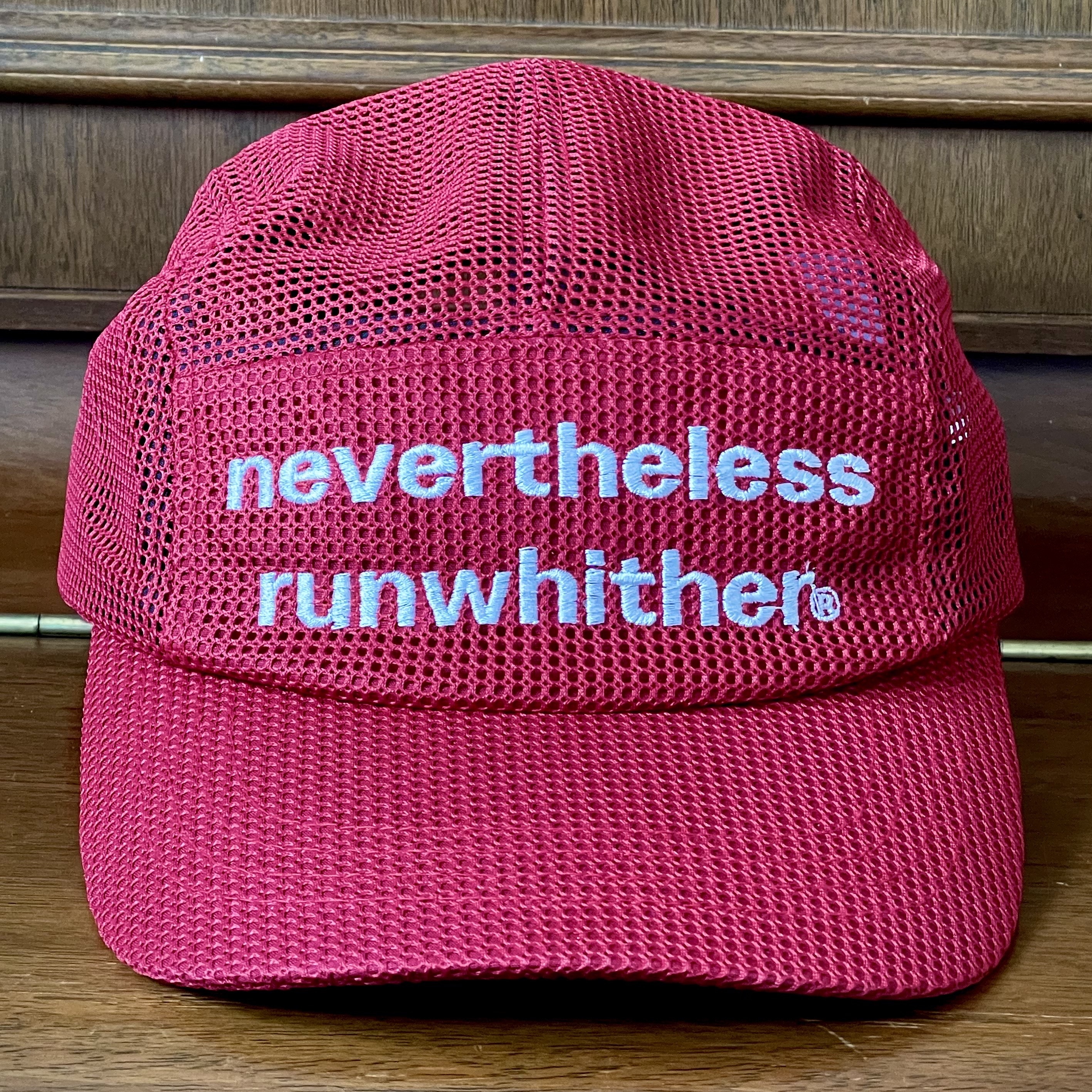 [KREAM 단독] runwhither Mesh Cap Red 착용 스타일 - 3