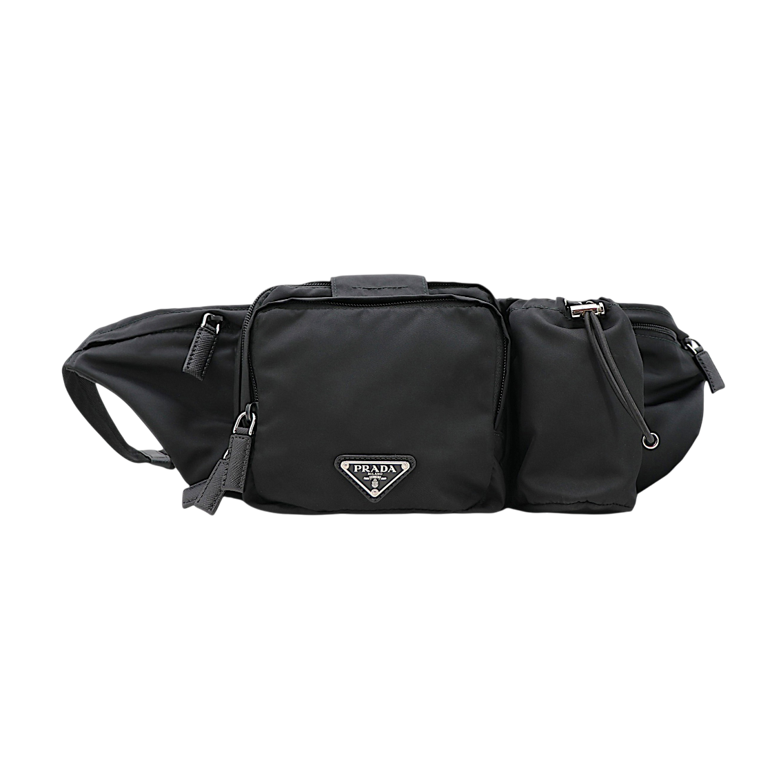 IT23537D2RPV Prada Technical Nylon Belt Bag 2VL056
