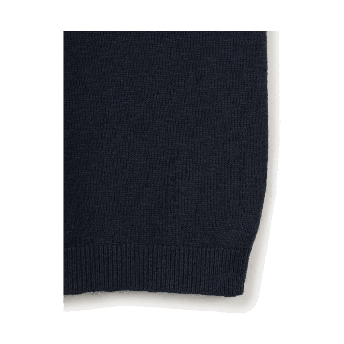 24/7 시리즈 크로셰 코튼 칼라넥 니트 탑 네이비(24/7 series Crochet Cotton Collar Knit Navy) - 5