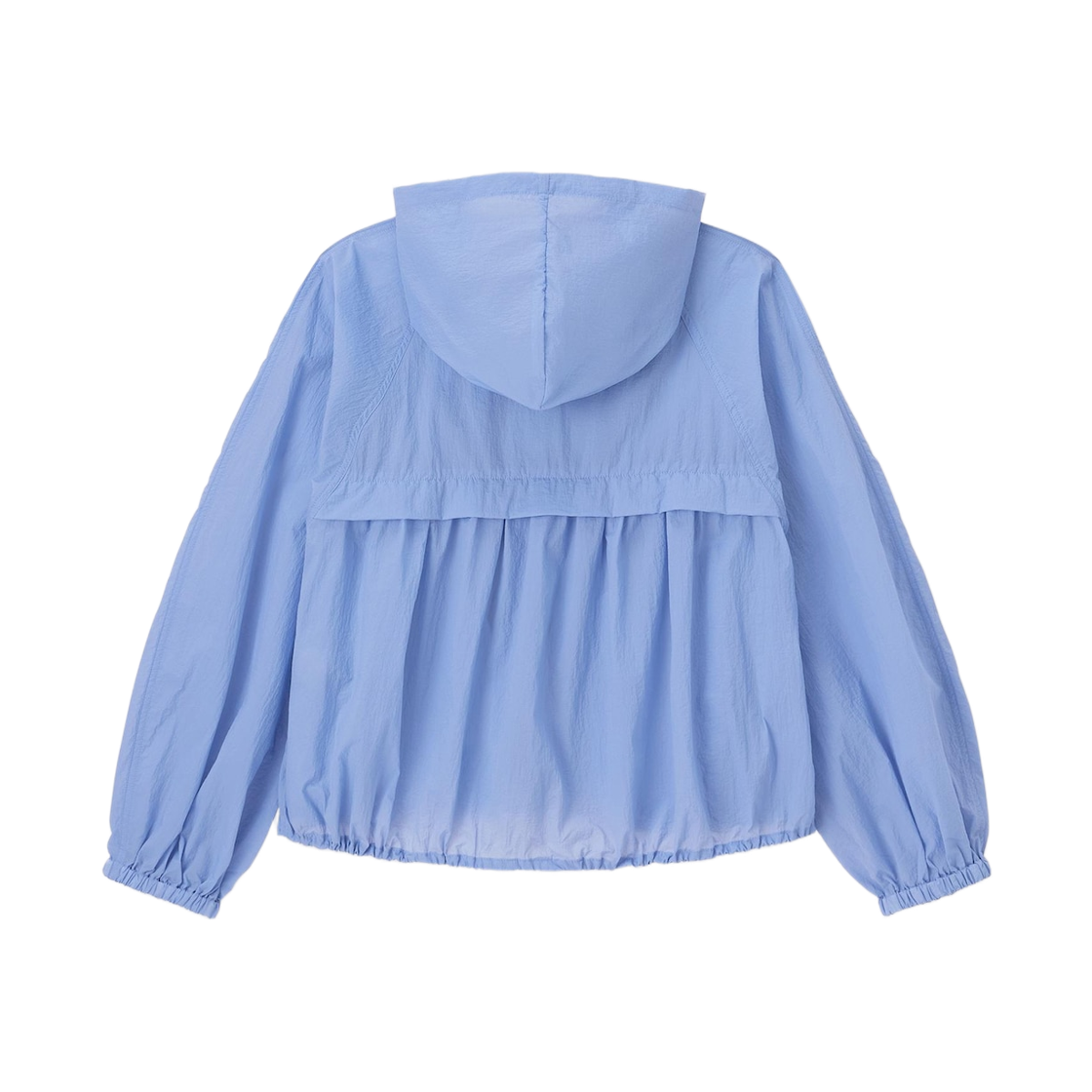 (W) GU UV 컷 시어 파카 블루((W) GU UV Cut Sheer Parka Blue) - 2