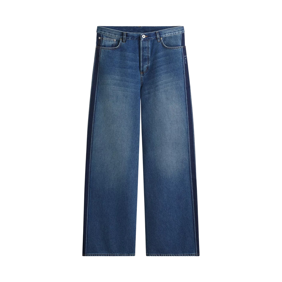 디올 코튼 트윌 배기 진 블루(Dior Cotton Twill Baggy Jeans Blue) - 1