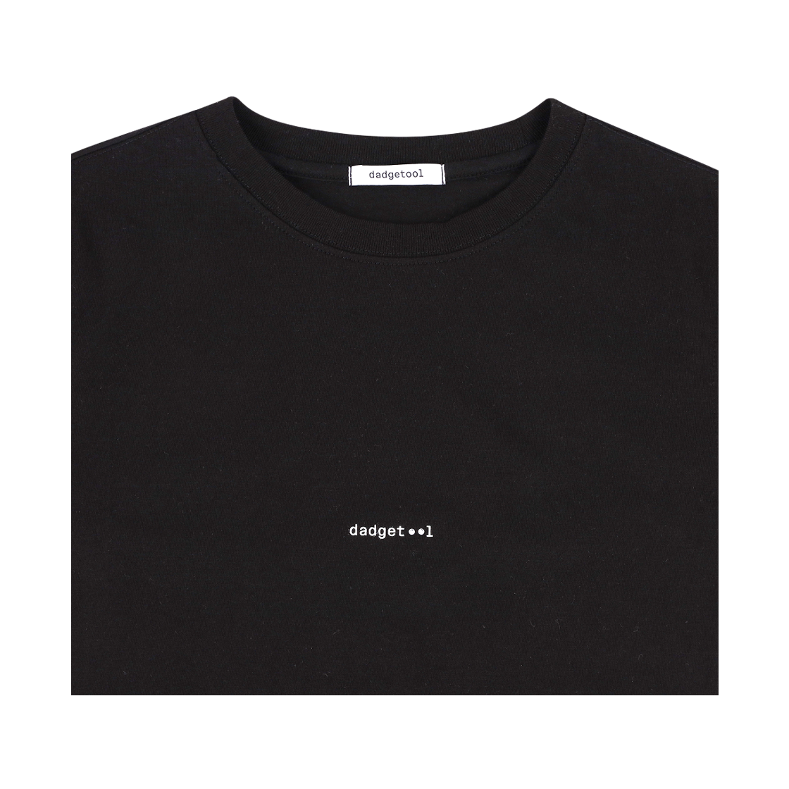 (W) 닷지툴 주얼리 타이포 티셔츠 블랙((W) dadgetool Jewelry Typo T-Shirt Black) - 3