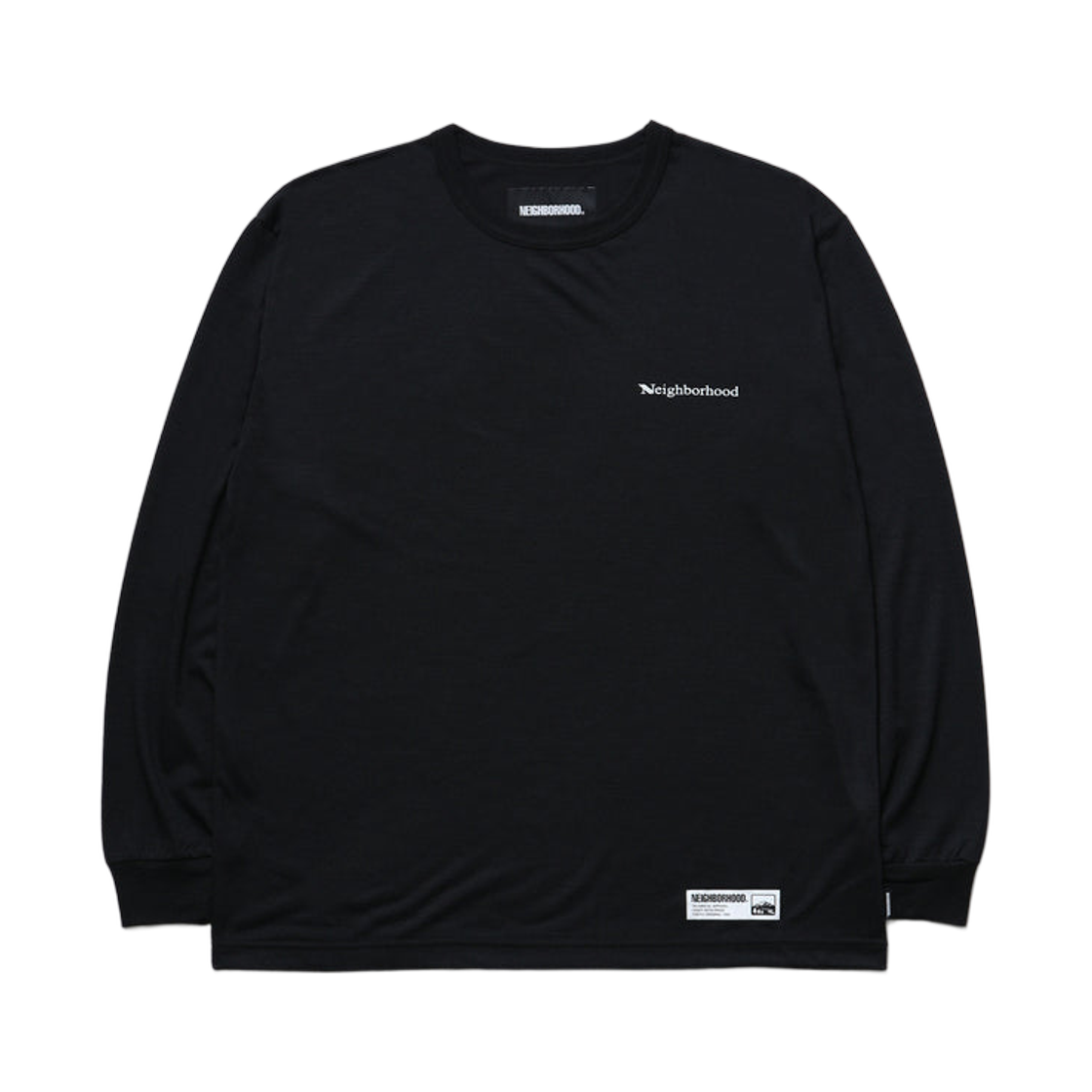 네이버후드 액티브 롱슬리브 크루넥 블랙(Neighborhood Active L/S Crewneck Black)